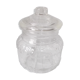 Glass glass cork jar