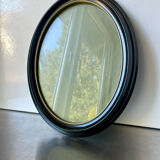 Oval  bakelite black frame  29 cm x 23 cm