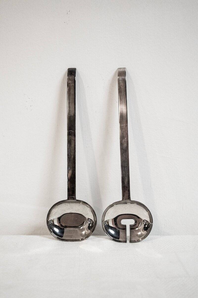 Insalatiera di Gianfranco Frattini per Progetti, anni '70, set of 4