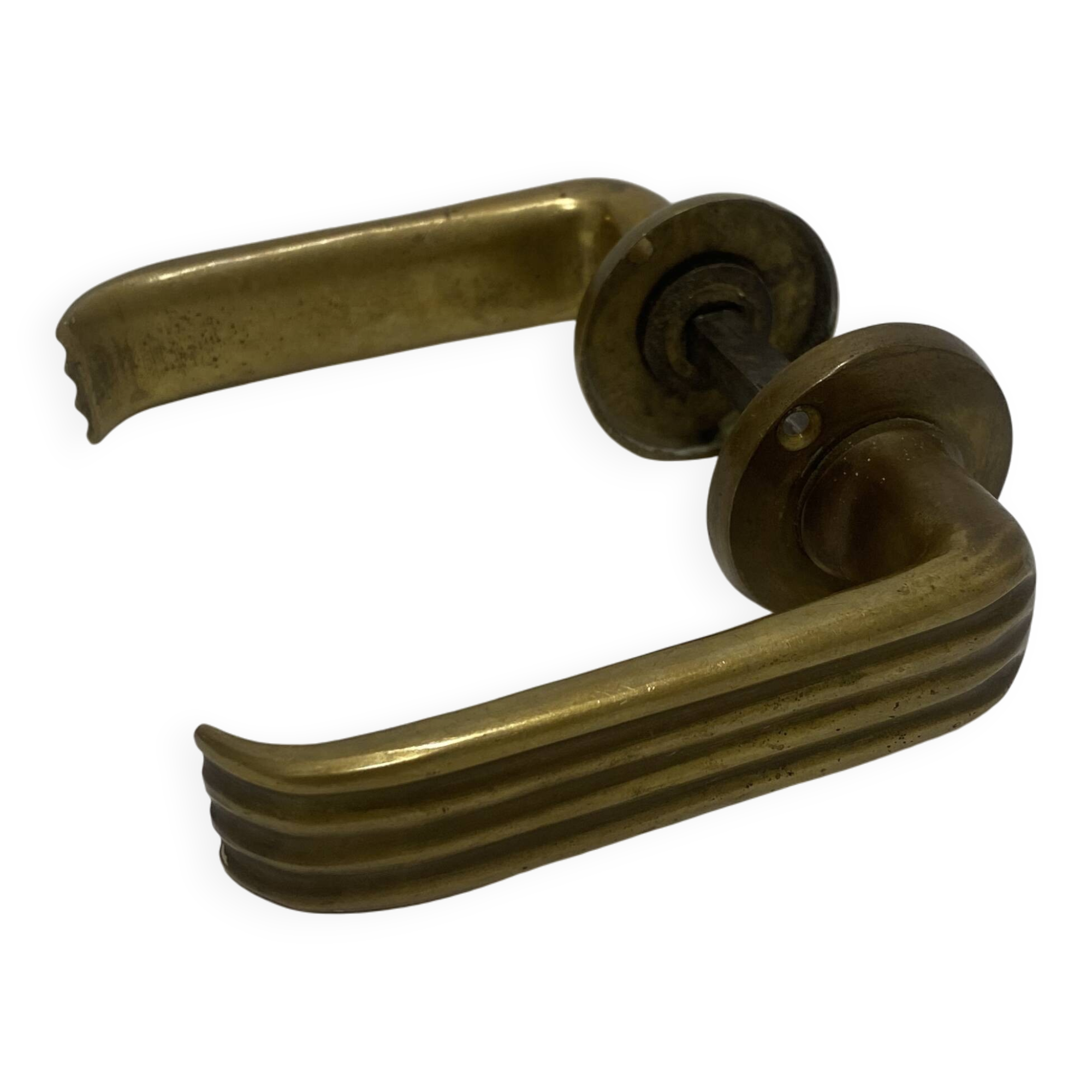 Gio Ponti Brass Door Handle Art Deco 1930s Italian Midcentury Architecture