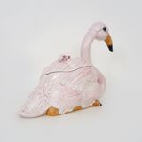 Maison Chaumette Paris Grand Flamant Rose en céramique années 70