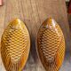 Pair of vintage Polish ceramic fish platters