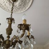 Lustre ancien pampilles