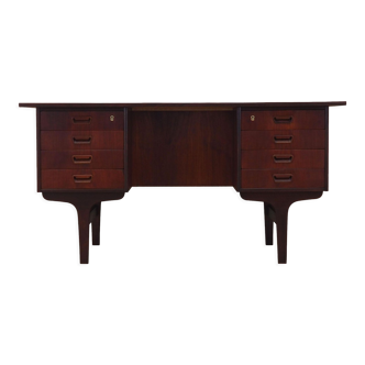 Teak desk, Danish design, 1970s, production: Denmark