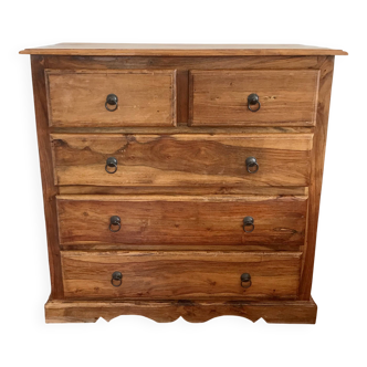 Indian "Jali" commode in solid rosewood (Sheesham)