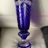 Vase Bleu  En Cristal De VIP