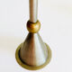 Set of three metal candle holders. Ikea, 80s