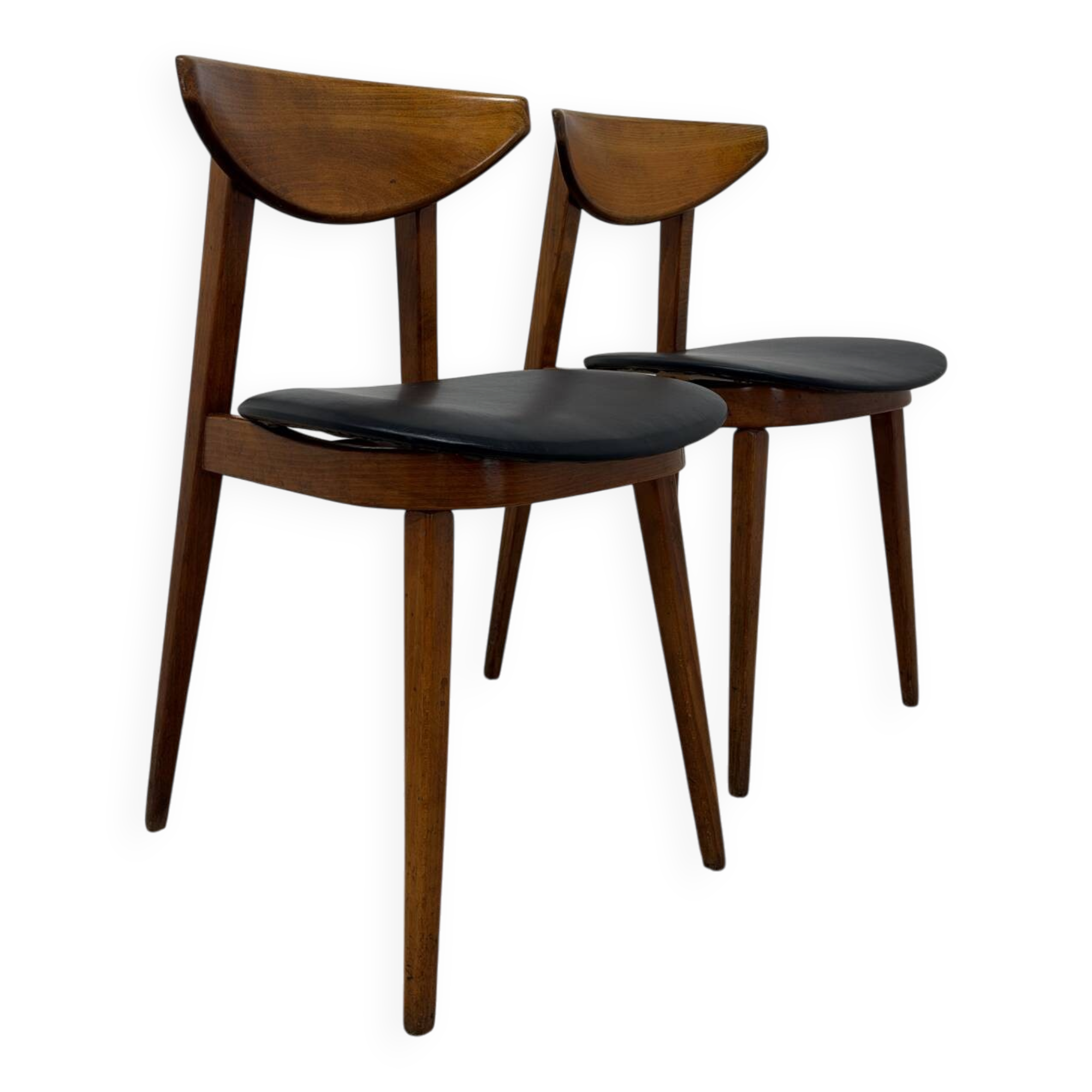 Pair of Fontania chairs attributed to Baumann – 1960s