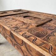 Savoyard folk art coffee table