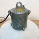 Industrial White Enamel Industrial Lamp with Cast Aluminium Top from EOW, 1950s