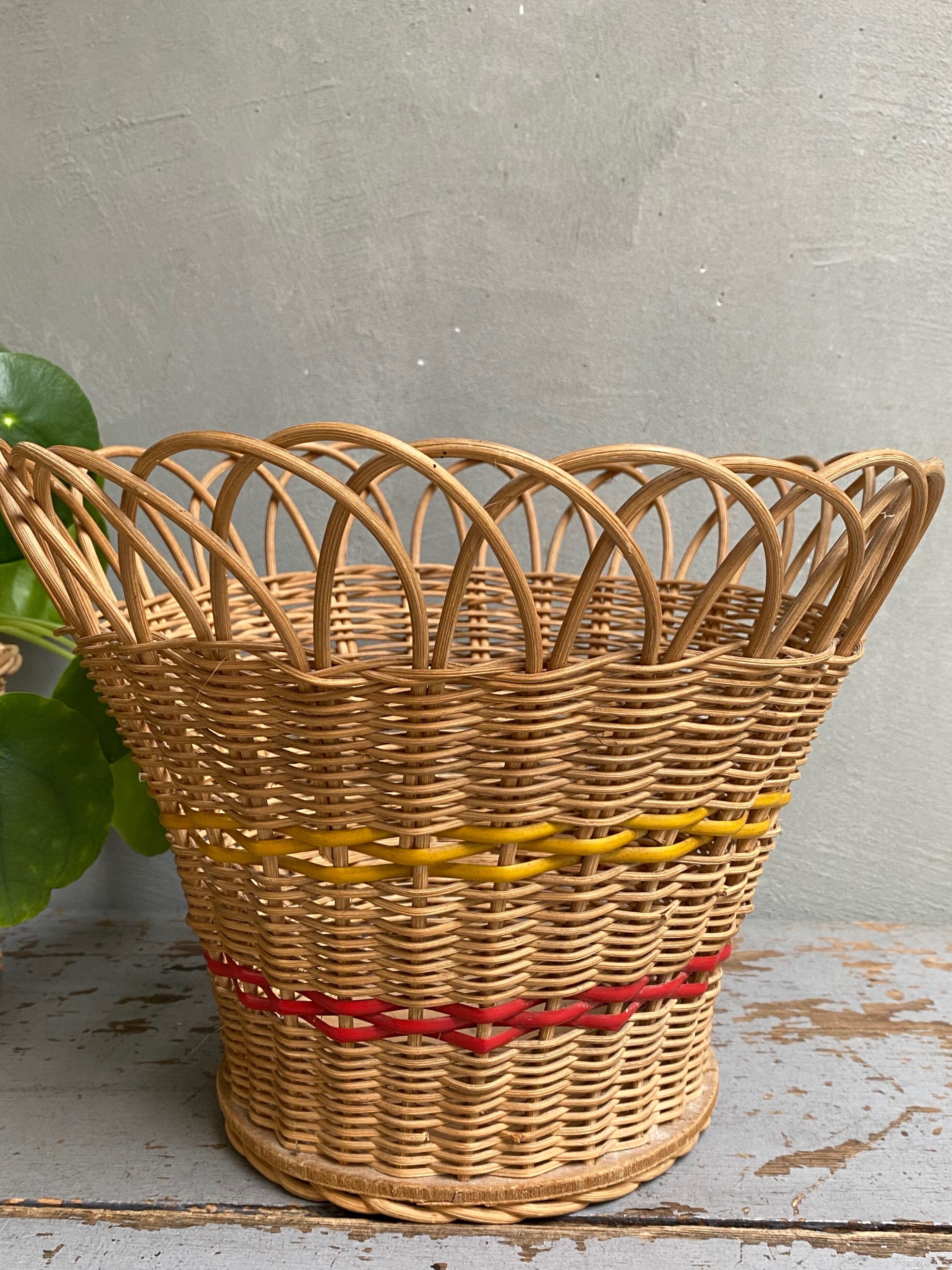 Corbeille à papiers vintage