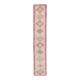 Tapis vintage rose nouée à la main 74x391