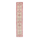 Tapis vintage rose nouée à la main 74x391
