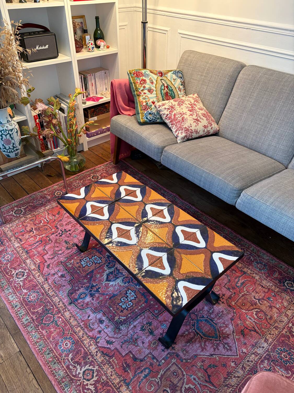 1970s earthenware coffee table