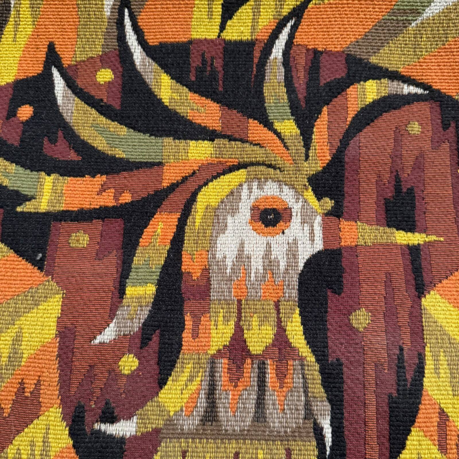 Tapisserie à l'oiseau par A. Cornic, XXe s.