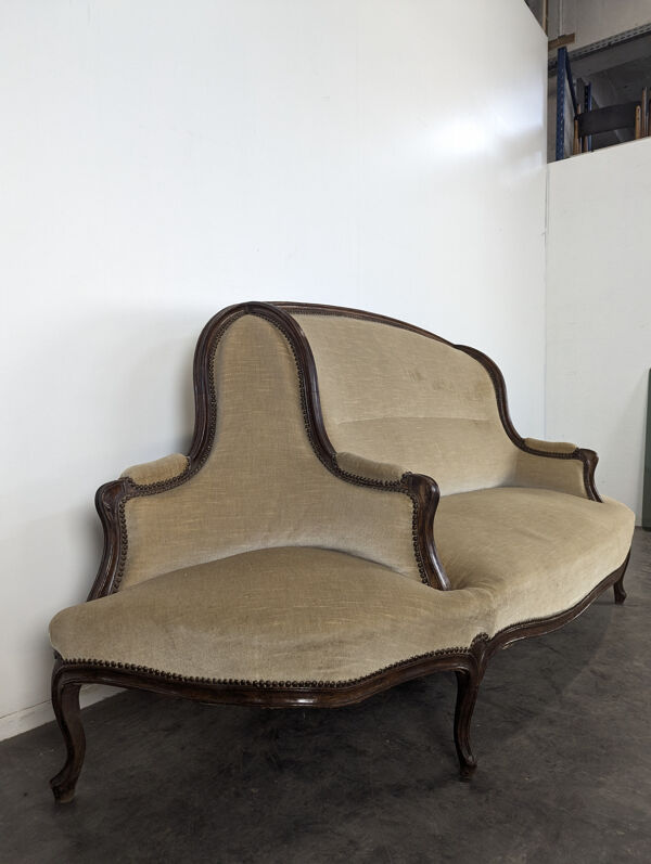 Banquette de Hall d'Hôtel de style Louis XV