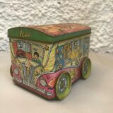Metal box vintage ice cream bus 1960
