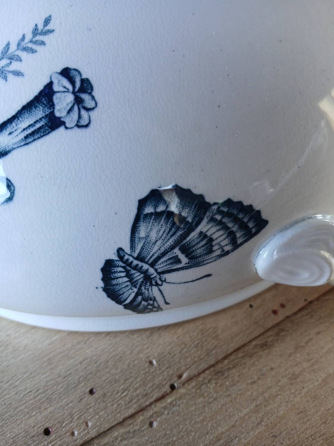 Old Badonviller Iron Earth Soup Tureen