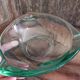 Large vintage ashtray, from the 60s-70s, in green glass