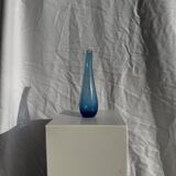 Blue soliflore vase H25 D7
