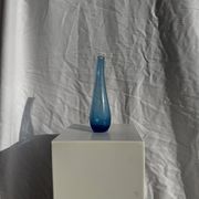 Blue soliflore vase H25 D7