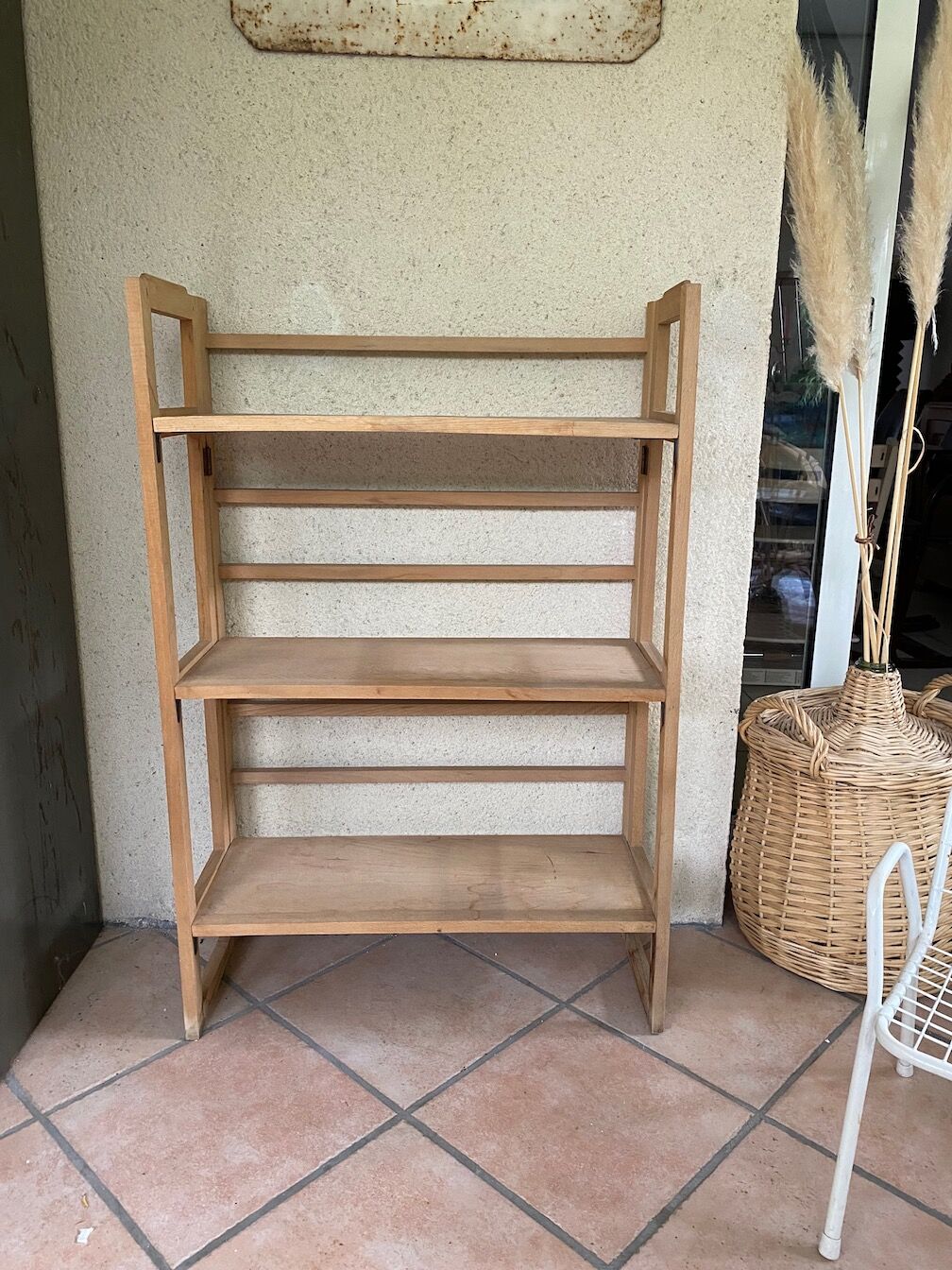 Vintage bookseller's shelf