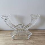 Bougeoir en verre