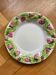Plate barbotine strawberries