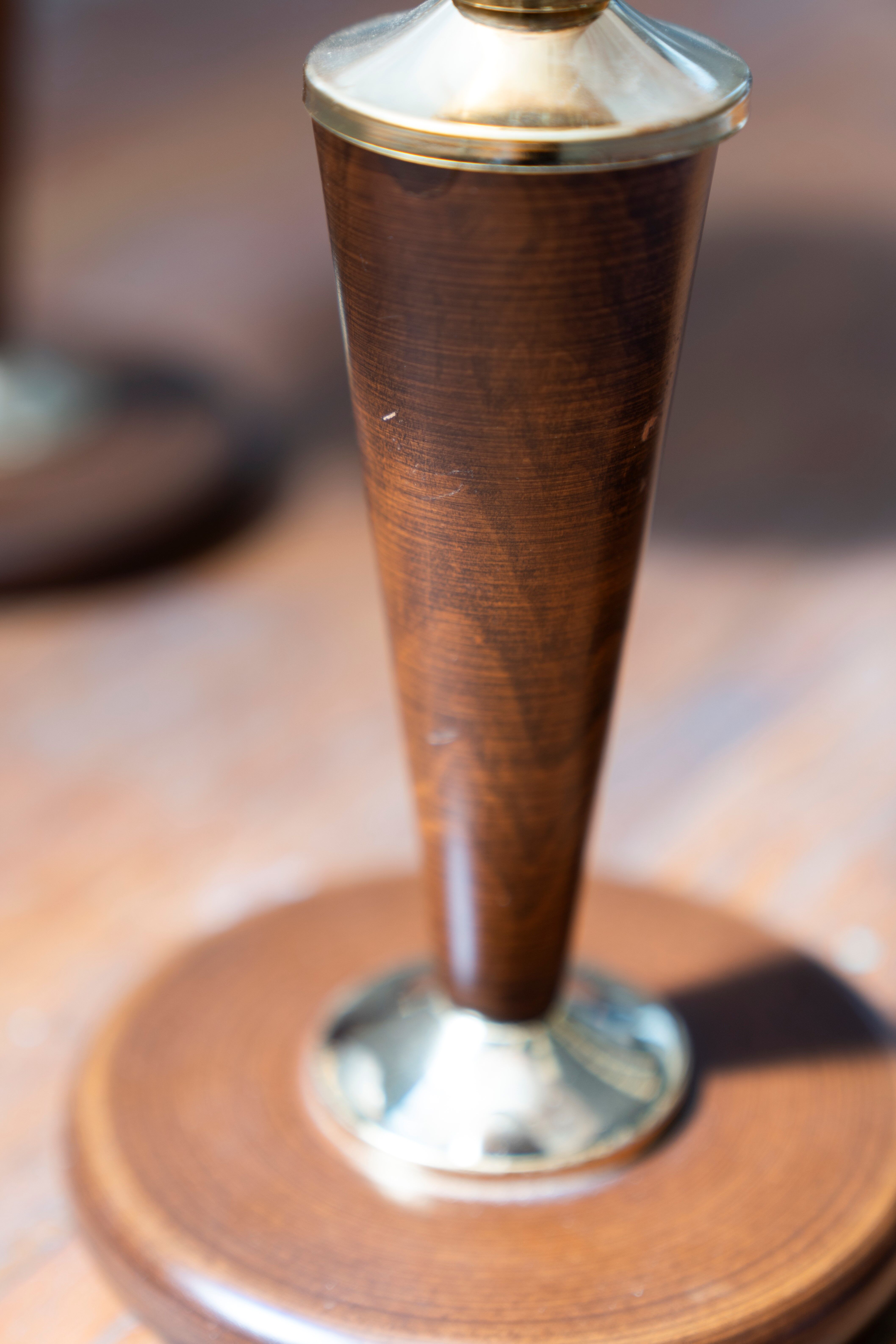 Murano glass mushroom desk lamps, 1970s, set of 2
