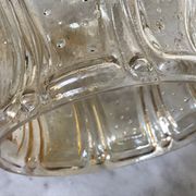 Vintage glass tulip hanging lamp