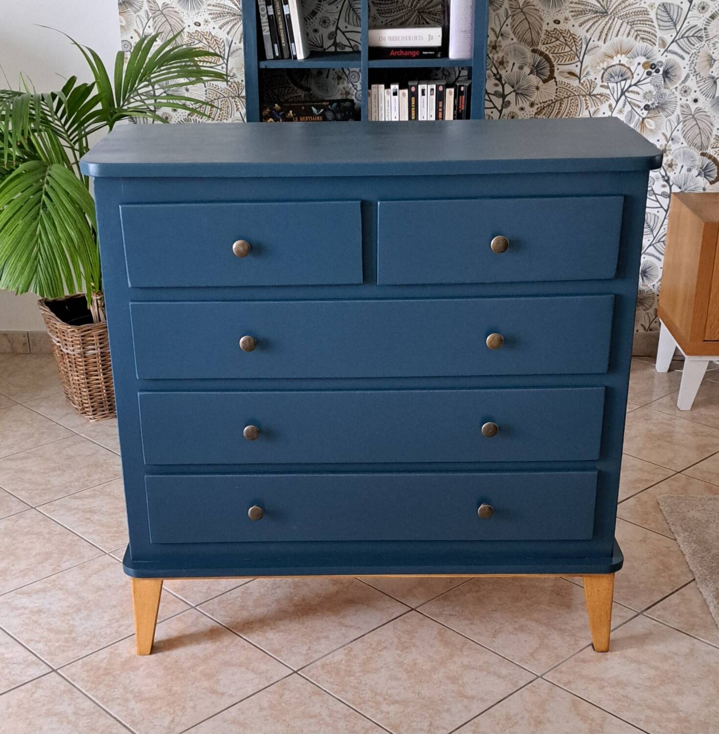 Rød Sødgren blue ganne chest of drawers