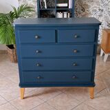 Rød Sødgren blue ganne chest of drawers