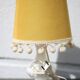 Vintage table lamp, small table lamp, milk glass lamp, decoration