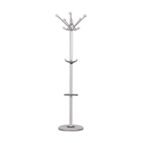 Mid-Century Modern Vintage White Floor Coat Rack, 1990s