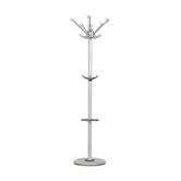 Mid-Century Modern Vintage White Floor Coat Rack, 1990s