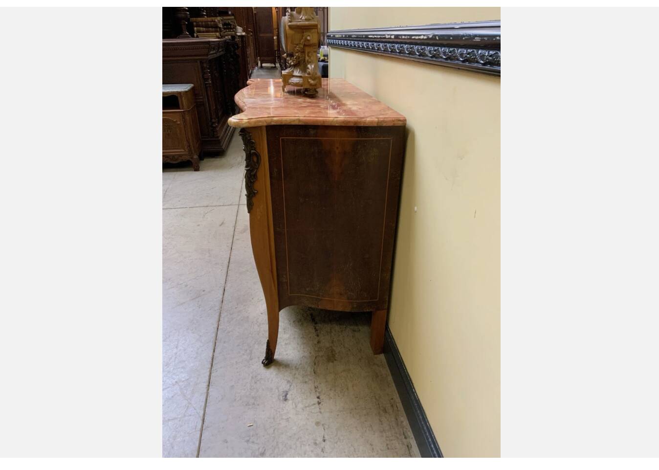 Antique - Vertiko, chest of drawers, inlays - Art Nouveau