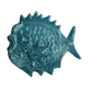 Cup, empty pocket "fat lava" in the form of cerulean blue fish, 28 cm