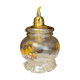 Vintage glass globe walker flower patterns