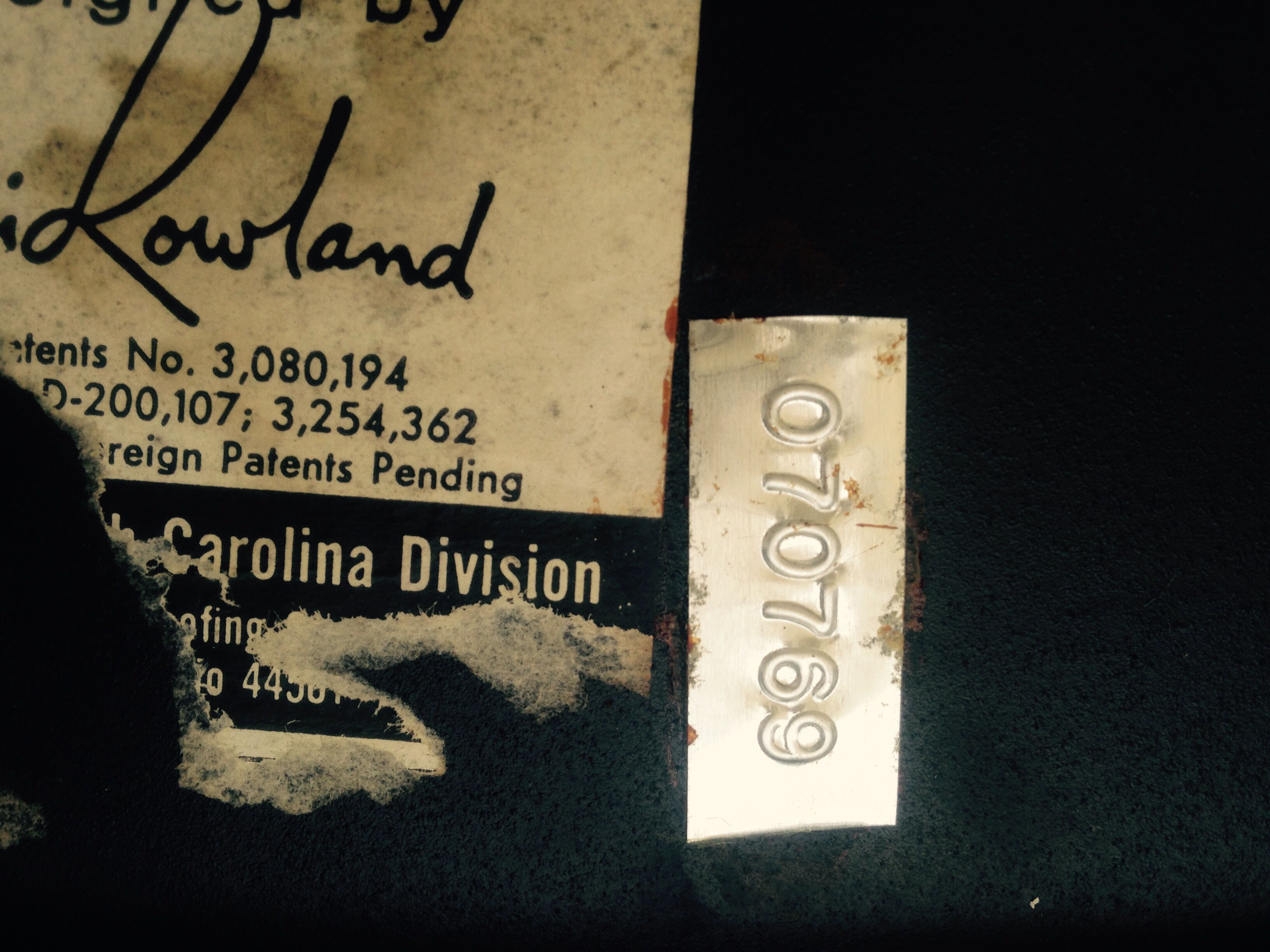 Set of 6 chairs by David Rowland Edition 1969