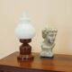 Ceramic lamp, polish design, 1977, manufactured by dzpe polam mysłakowice