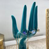 Soliflore wears vintage hand rings