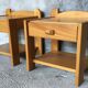 Bedside NF Prestige solid elm furniture - 1970