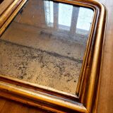 Antique Louis-Philippe mirror "Philomène" gold leaf