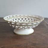 Moustiers earthenware fruit bowl