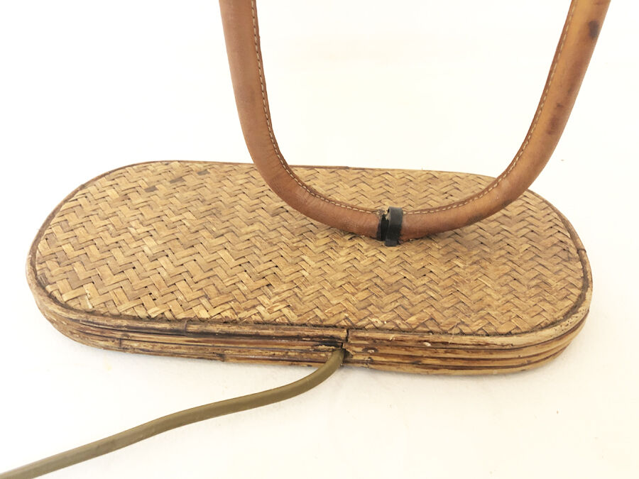 Rattan lamp and shells, 1930