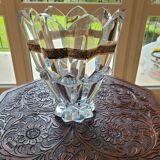 Vase en cristal et argent