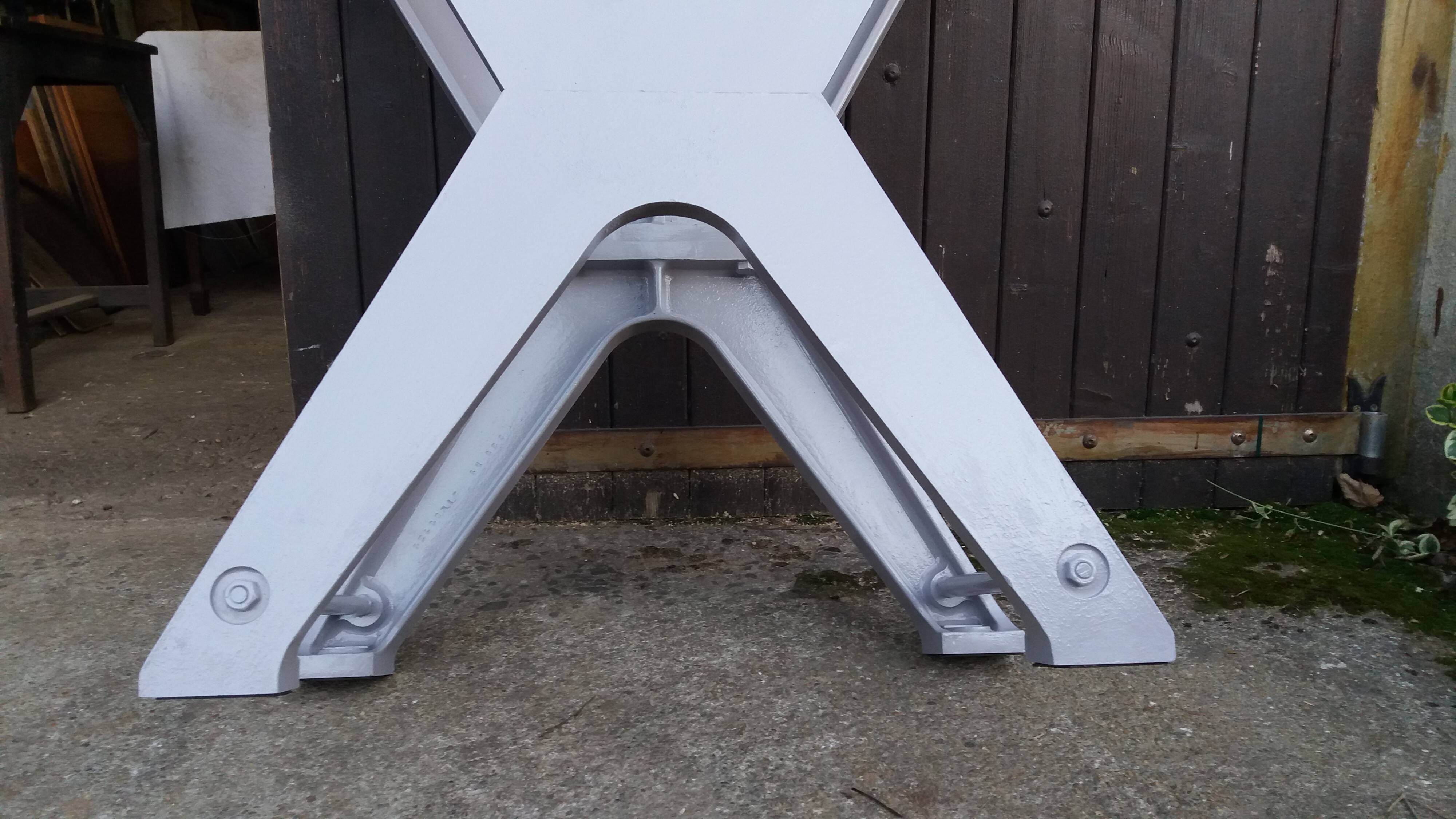 Industrial iron table