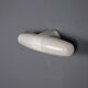 Vintage wall lamp in white ceramic, design, Italy, 1950s