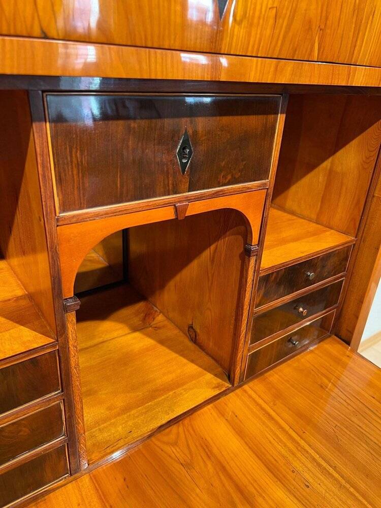 Biedermeier Secretary in Cherry Veneer, 1820s