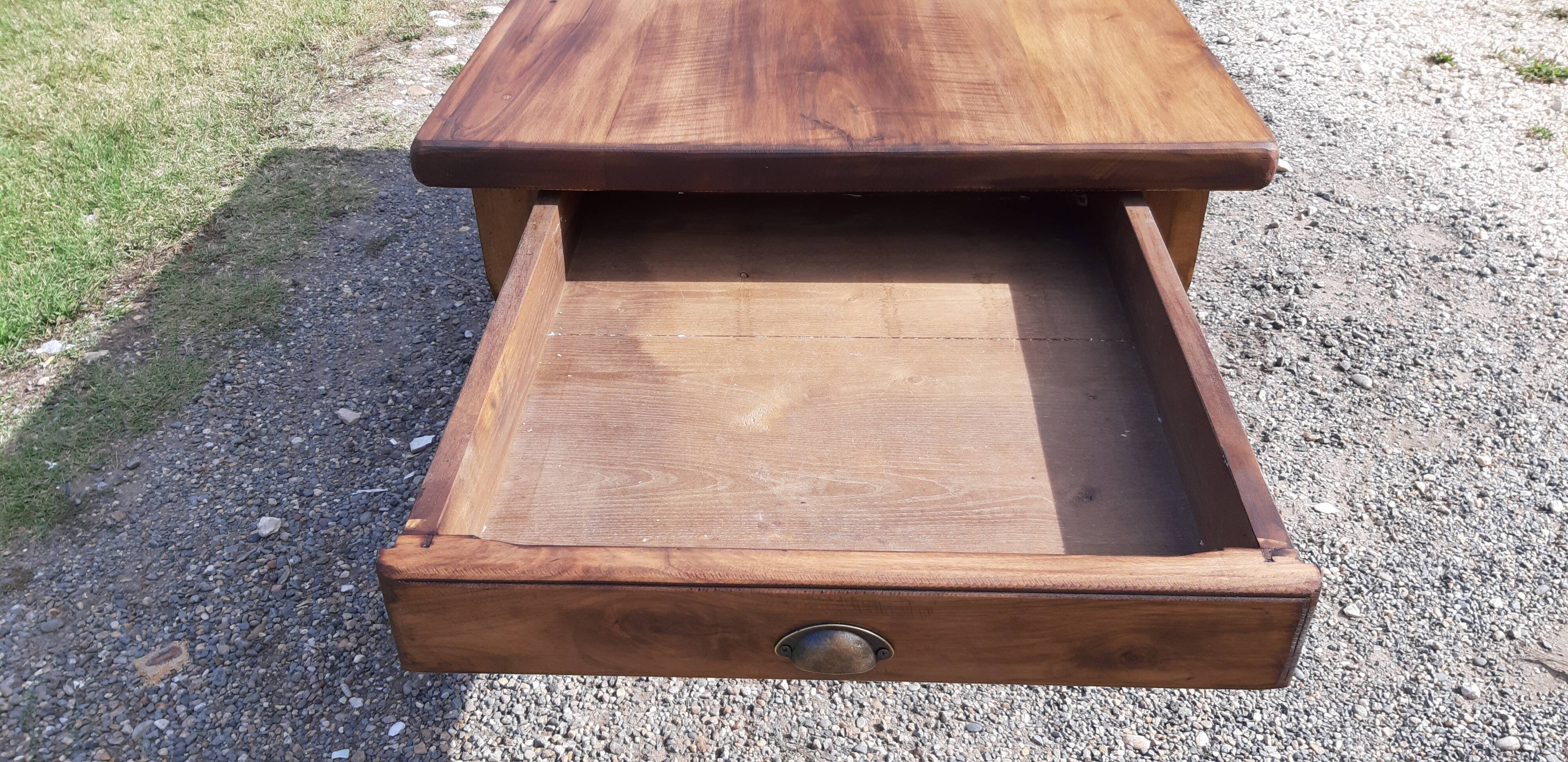 Table de ferme début 20ème en merisier